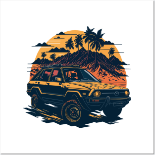 Toyota RAV4 4x4 Classic truck Posters and Art